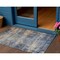Homeroots 3' X 5' Denim Blue And Tan Abstract Washable Indoor Outdoor Area Rug 606140 - alternate 1