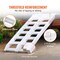 Vevor Aluminum Loading Ramps 6800 lb 72" x 15" Flat Ends for Tractors ATVs UTVs AGR-210-1838-1 - alternate 2
