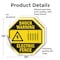 Signmission Shock Warning Electric Fence, 10 inch X 10 inch, Vinyl Decal, 2PK OC-D-2PACK-10-51 - alternate 3