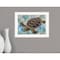 Homeroots Sea Turtles Collage II 1 White Framed Print Wall Art 407869 - alternate 2