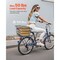 Vevor Rear Bike Basket Metal Wire Bicycle Basket Reflective Tail Light Cover TX-SS-05 - alternate 3