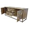 Homeroots 52in Wood Brown Solid Wood Cabinet Enclosed Storage Distressed TV Stand 489502 - alternate 3