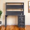 Homeroots 47" Gunmetal Iron Writing Desk 491385 - alternate 2