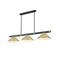 Z-Lite Vanguard Matte Black + Rubbed Brass 3 Light Billiard 3050-3MB-RB-HBR15 - alternate 6