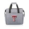 Picnic Time Family Of Brands NCAA Texas Tech Red Raiders On The Go Lunch Bag Cooler - Soft Cooler Lunch Box, Heathered Gray 510-00-105-574-0 - alternate 1