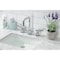 Kingston Brass Widespread Bathroom Faucet with Push Pop-Up Drain, Polished Chrome KS1451TKL - alternate 2