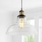 Jonathan Y Litchfield 11" Farmhouse Metal/Glass LED Pendant, Brass Gold JYL3522A - alternate 5