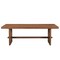 Homeroots 86" Brown Wood Trestle Base Dining Table 565242 - alternate 1
