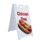 Signmission Chicago Dog, A-Frame & 2 Decals Installed, Heavy-Duty Plastic Frame SBHD-D-2436-Chicago Dog - alternate 1