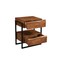 Homeroots Three Piece Brown Solid Wood Bedroom Set 636247 - alternate 2