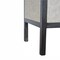 Homeroots 24" Gray And Black Solid Wood And Faux Shagreen Three Drawer Nightstand 651590 - alternate 3