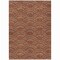 Homeroots 3' X 5' Orange Gold And Ivory Geometric Washable Indoor Outdoor Area Rug 615218 - alternate 2