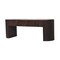 Homeroots 49in Brown Solid Wood Storage Bench With Cabinet 718237 - alternate 2