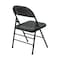 Office Star Products FF Series Folding Chair with Metal Seat and Back, Black FF-22324M - alternate 2
