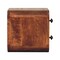 Homeroots 10" Brown Solid Wood Square Two Drawer Nightstand 651849 - alternate 4