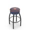 Holland Bar Stool Co 30" 4" Virginia Cushion Seat, Blk Wrinkle Base Swivel Bar Stool L8B130Vrgnia - alternate 1