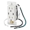 Leviton USBReceptacle, 15A, White, Thermoplastic T5636-W - alternate 1