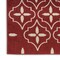 Homeroots 4' X 6' Brick Red And Ivory Geometric Indoor Outdoor Area Rug 572562 - alternate 2