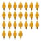 Bulbrite 15w Dimmable Amber F10 Fiesta Incandescent Lght Bulb Candelabra (E12) Bse, 2700K Warm Wht Lght, 25PK 861970 - alternate 1