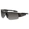 Ergodyne Dagr, Safety Glasses, Smoke Lens, Black Frame, Wraparound 52030 - alternate 1