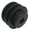 B&B Manufacturing Finished Bore 2 Groove V-Belt Pulley 9.25 inch OD 2AK94x1-3/16 - alternate 1