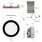 Nuwatt 6 Inch 2 Hour Black Trim Fire Rated Recessed Lighting, Canless LED Lights 2700K-5000K, 1200LM, 6PK NW-P-DL-6-15W-5CT-FR-BLK-6P - alternate 3