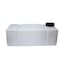 Norwesco Utility Tank, 12 in, White, Rectangular 45879-DS - alternate 1
