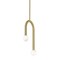 Afx Colette 12in LED Pendant - Light Antique Brass COEP12LAJUDLB - alternate 1