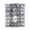 Jonathan Y Clara Deco 6.25" 1-Light Metal/Crystal Classic Glam LED Vanity Light, Chrome JYL7542A - alternate 1