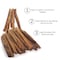 Pure Garden Round Outdoor Wood-Burning Fireplace, 5-Piece Fire Pit Set, 25 lb Box of Fire Starters 50-107FW - alternate 3
