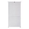Homeroots 75" White Solid Wood Four Tier Bookcase 397124 - alternate 3