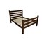 Homeroots Brown Solid Wood Queen Bed Frame 548158 - alternate 3