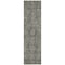 Homeroots 8' Runner Brown and Black Oriental Washable Non Skid Indoor Outdoor Runner Rug 563818 - alternate 3
