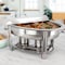 Megachef 5.8Qt Stainless Steel Oval Professional Chafing Dish/Food Warmer/Buffet Server Serving Dish MG-431202 - alternate 3