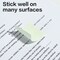 Deli Self-Stick Notes 1.5x2, Canary Yellow, 100 Sheets, 12PK EA912 - alternate 3