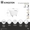 Kingston Brass 51-Inch Cast Iron Classic Flat-Rim Single Slipper Clawfoot Tub, No Faucet Drillings VCTND5130NT7 - alternate 2