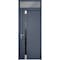 Vdomdoors Steel Door Cynex 6777 Grey Transom Window Stainless Inserts Single Modern Painted-W36xH80+16-Right CYNEX6777EXD-GRE-W36 x H80+16-Right-hand Inswing - alternate 1
