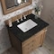 James Martin Vanities Brittany 30" Single Vanity, Saddle Brown, w/ 3 CM Phantome Eclos Top 650-V30-SBR-3PHT - alternate 3