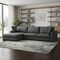 Homeroots 122" Gray Fabric Sofa With Brown Legs 641047 - alternate 4