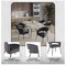 Leisuremod Gavin Series Modern Chair Black Frame in Charcoal GDC52CH - alternate 2