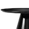 Homeroots 35" Black Wood Round Pedestal Coffee Table 568905 - alternate 3