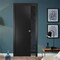 Sartodoors Sliding Pocket Door with Frames, Planum 0010 Matte Black, Kit Trims Rail Hardware, Solid Wood Inter PLANUM0010PD-BLK-18 - alternate 1