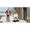 M&T Displays 22x28 Inch Poster Sign Holder Aluminum WindPro Lite Black Sidewalk Sign, Weather & Wind Resistant USWPL10B22X2000 - alternate 3