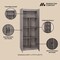 Manhattan Comfort 2-Piece Cornelia Storage Closet 1.0 and 2.0 in Grey 2-23BC-GY - alternate 4