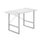 Homeroots 49" White and Gray Computer Desk 489983 - alternate 3