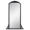Homeroots 67" Black Wood Framed Standing Mirror 565097 - alternate 1