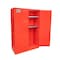 Fireking 45 Gal, Flammable Safety Cabinet, Mechanical-Close, Red SC45-MC-R - alternate 2