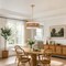 Vaxcel Abbotsford 2-Light Drum Pendant Light, Bright Gold, White Linen & Rattan Shade, 16-In. P0475 - alternate 4