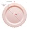 Smarty Had A Party Pink Vintage Round Disposable Plastic Dinnerware  Set (120 Dinner Plates+120 Salad Plates), 240PK 860PNKVP-CASE - alternate 4