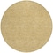 Homeroots 8' Gold Black And Beige Round Geometric Washable Indoor Outdoor Area Rug 596736 - alternate 3
